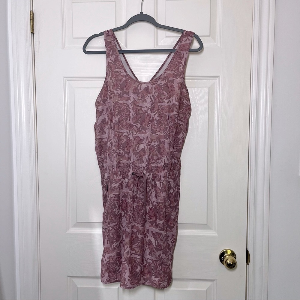 PATAGONIA Mauve Pattern Fleetwith Sleeveless Dress Size Small